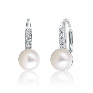 JwL Luxury Pearls Cercei din argint cu perle și zirconiu JL0601 imagine