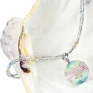 Lampglas Colier fin pentru femeiSweet Childhood cu perla Lampglas cu argint pur NP22 imagine