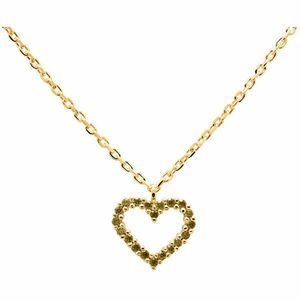 PDPAOLA Colier delicat aurit cu pandantiv în formă de inimăOlive Heart Gold CO01-223-U (lanț, pandantiv) imagine