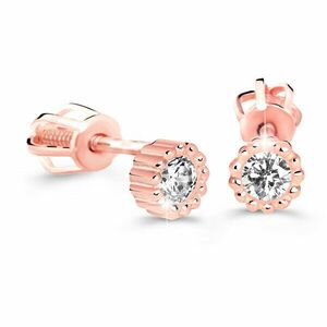 Cutie Diamonds CerceiMinimalisti din aur roz cu diamante DZ60236-30-00-X-4 imagine