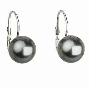 Troli Cercei eleganți perle cu siglă perla Grey 71106.3 imagine