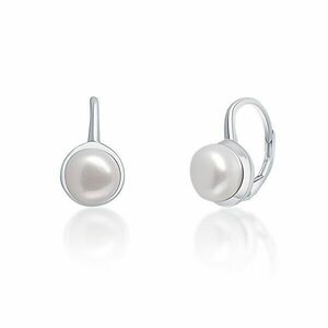 JwL Luxury Pearls Cercei fini din argint cu perle albe adevărate JL0675 imagine