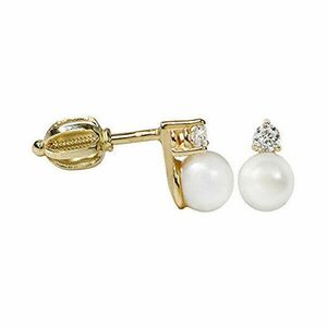 Brilio Cercei Romantici din aur cu perle reale 745 235 001 00101 0000000 imagine