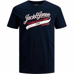 Jack&Jones Tricou pentru bărbați JJELOGO Slim Fit 12199474 Navy Blazer XXL imagine