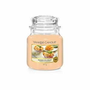 Yankee Candle Lumânare aromatică Classic medie Mango Ice Cream 411 g imagine