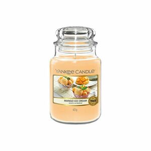 Yankee Candle Lumânare aromatică Classic mare Mango Ice Cream 623 g imagine