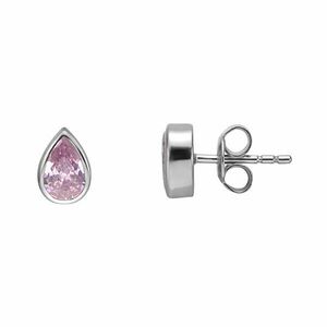 Esprit Cercei minusculi din argint cu cristale roz Kira ESER01741100 imagine