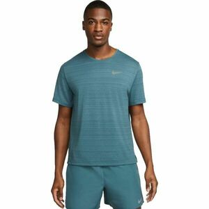 Nike DRI-FIT MILER Tricou alergare bărbați, verde închis, mărime S imagine