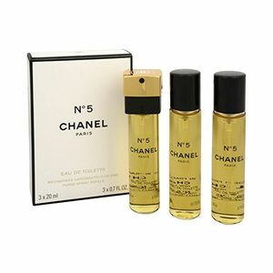 Chanel No. 5 - Eau de toilette cu pulverizator - refill (3 x 20 ml) 60 ml imagine