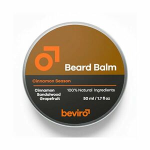 beviro Balsam pentru barbă cu miros de grapefruit, scorțișoară și lemn de santal (Beard Balm) 50 ml imagine