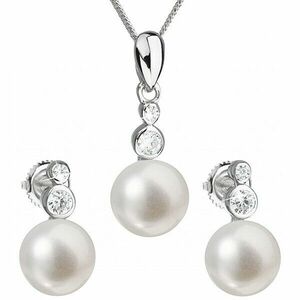 Evolution Group Set de bijuterii din argint cu perle reale Pavona 29035.1 (cercei, lanț, pandantiv) imagine