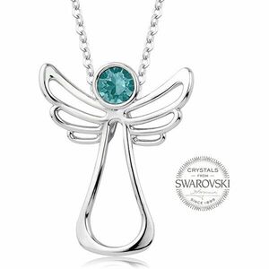 Levien Colier cu Înger și cu cristal Swarovski Guardian Angel imagine