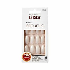 KISS Unghii naturale potrivite pentru lăcuire 70910Salon Naturals(Nails) 28 buc imagine
