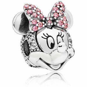 Pandora Clip strălucitor din argint Disney Minnie 797496CZS imagine