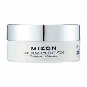 Mizon Mască hidrogel pentru ochi premium cu perle albe și diamant pentru riduri și piele care deschide Pure Pearl (Eye Gel Patch) 60 buc x 1, 4 g imagine