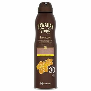 Hawaiian Tropic Ulei spray pentru bronzare SPF 30 Hawaiian Tropic Protective (Dry Oil Continuous Spray) 180 ml imagine