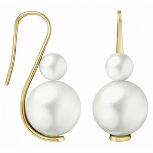 Calvin Klein Cercei placați cu aur cu perle de jaz KJCEJE140100 imagine