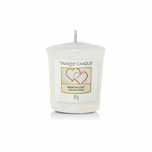 Yankee Candle Lumânare votivă aromatică Snow in Love 49 g imagine