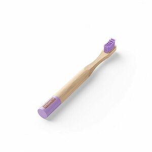 KUMPAN Periuță de dinți pentru copii din bambus violet AS05 imagine
