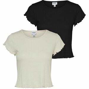 Vero Moda 2 PACK - tricou pentru femei VMTULIA 10269886 Black Birch XL imagine