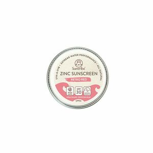 Suntribe Cremă naturală de protecție solară cu zinc SPF 30 Față & Sport 15 g retro roșie imagine