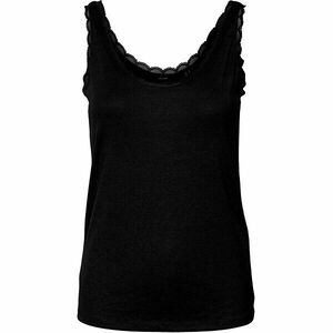 Vero Moda Tricou pentru femei VMGEMMA Regular Fit 10265013 Black XS imagine