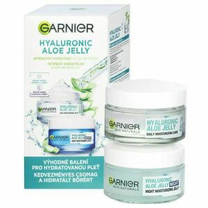 Garnier Set cadou hidratant pentru îngrijirea pielii Naturals cutanate Hyaluronic Aloe Jelly Duopack imagine