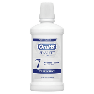 Oral B Apă de gură de albire fără alcool 3D White Luxe Perfection 500 ml imagine