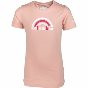 Columbia MISSION LAKE SHORT CRAPHIC SHIRT Tricou pentru fetițe, roz, mărime imagine