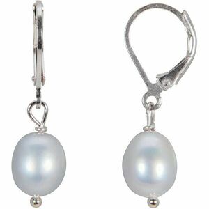 JwL Luxury Pearls Cercei de argint cu perla dreapta JL0492 imagine