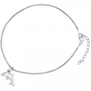 Silvego Lanț de picioare din argint cu delfină ZT151095VSW imagine
