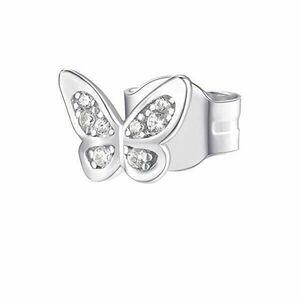 Rosato Cercel single din argint cu zirconii Fluture Storie RZO052R imagine