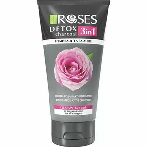 ELLEMARE Gel de curățare pentru piele cu cărbune activ Roses Detox (Cleansing Face Wash) 150 ml imagine