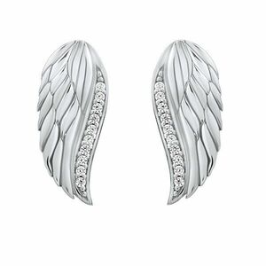 Silvego Cercei din argint strălucitori Aripi de înger cu zirconii Lasha FW10187E imagine
