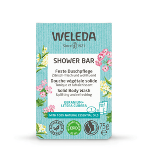 Weleda Săpun aromat din plante Geranium + Litsea Cubeba (Shower Bar) 75 g imagine