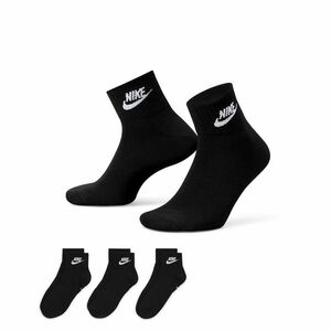 Nike Sportwear Everyday Essential Ankle Socks 3-Pack Black/ White imagine