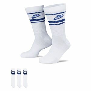 Nike Sportwear Everyday Essential Crew Socks 3-Pack White/ Game Royal imagine