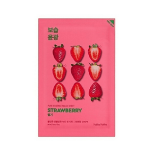 Holika Holika Mască de față din pânză cu extracte de căpșuni Strawberry (Pure Essence Mask Sheet) 20 ml imagine