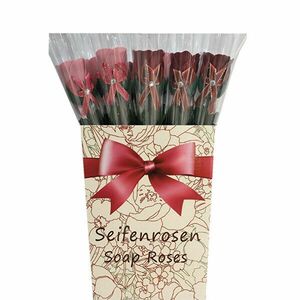 Salsa Trandafir de săpun pe tulpină roșie/roz 5 g imagine