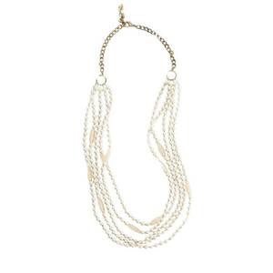 Multi-strand necklace with bead details imagine