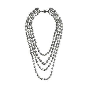 Multi-strand bead necklace imagine