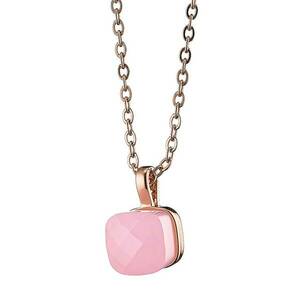 Candy Necklace Metallic Rose Gold 01L15-01212 imagine