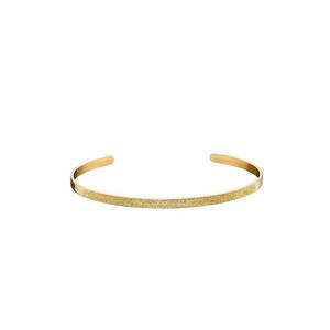 Bracelet Steel Gold Plated With Sand Effect 02L27-00913 imagine