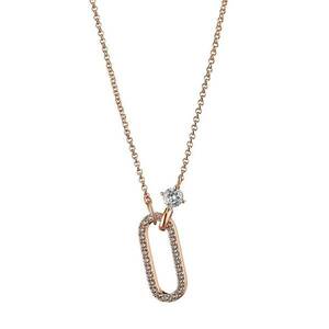 Clip Necklace Metallic Rose Gold 01L15-01243 imagine