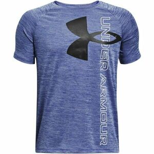 Under Armour TECH SPLIT LOGO HYBRID Tricou de băieți, albastru, mărime imagine