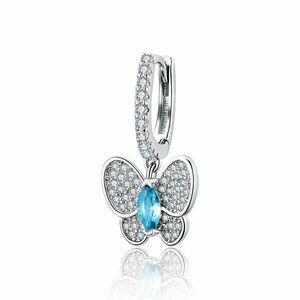 CERCEL din argint Blue Butterfly imagine