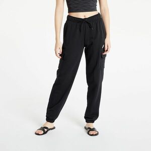 Nike NSW Essential Fleece Mid-Rise Cargo Pants Black/ White imagine