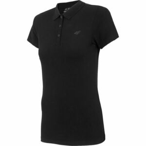4F WOMEN'S T-SHIRT Tricou cu guler damă, negru, mărime XL imagine