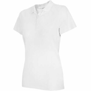 4F WOMEN'S T-SHIRT Tricou cu guler damă, alb, mărime L imagine
