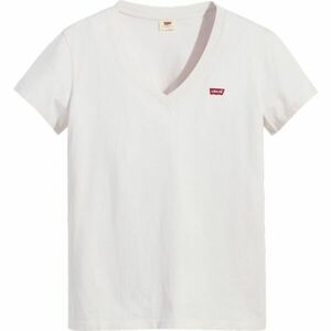 Levi's PERFECT V-NECK TEE SHIRT Tricou de damă, alb, mărime S imagine